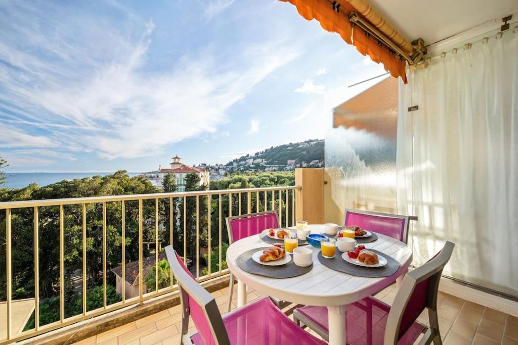 Le Fontana Rosa - Vue Mer - Terrasse - Parking Inclus Menton Exterior foto